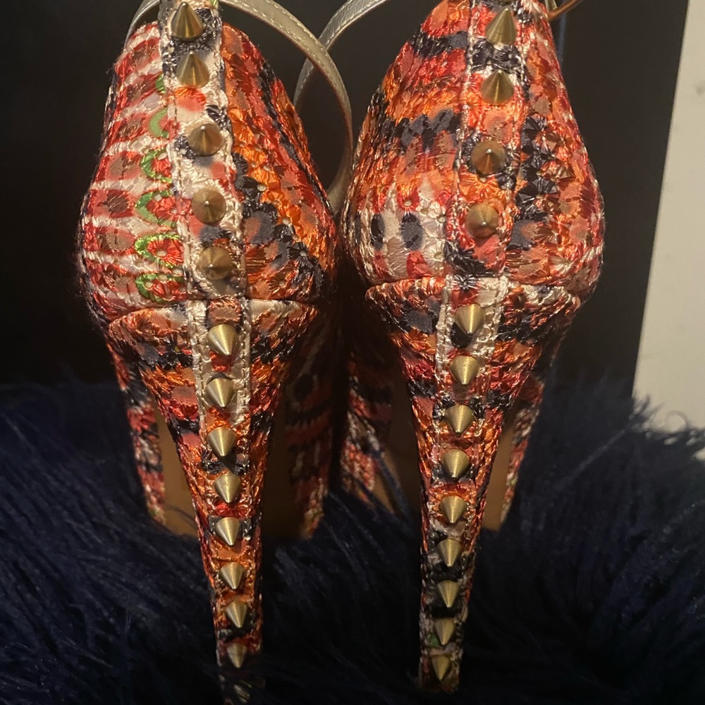 Slightly worn heels